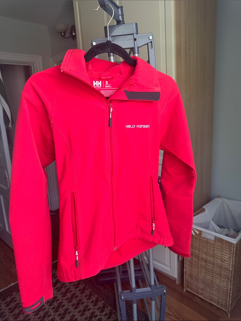 Helly Hansen Red Softshell Jacket with Full Zip